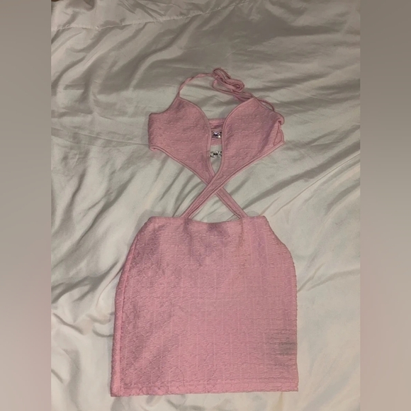 Pink Two-Piece Set - Picture 2 of 3